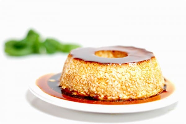 Flan de huevo casero