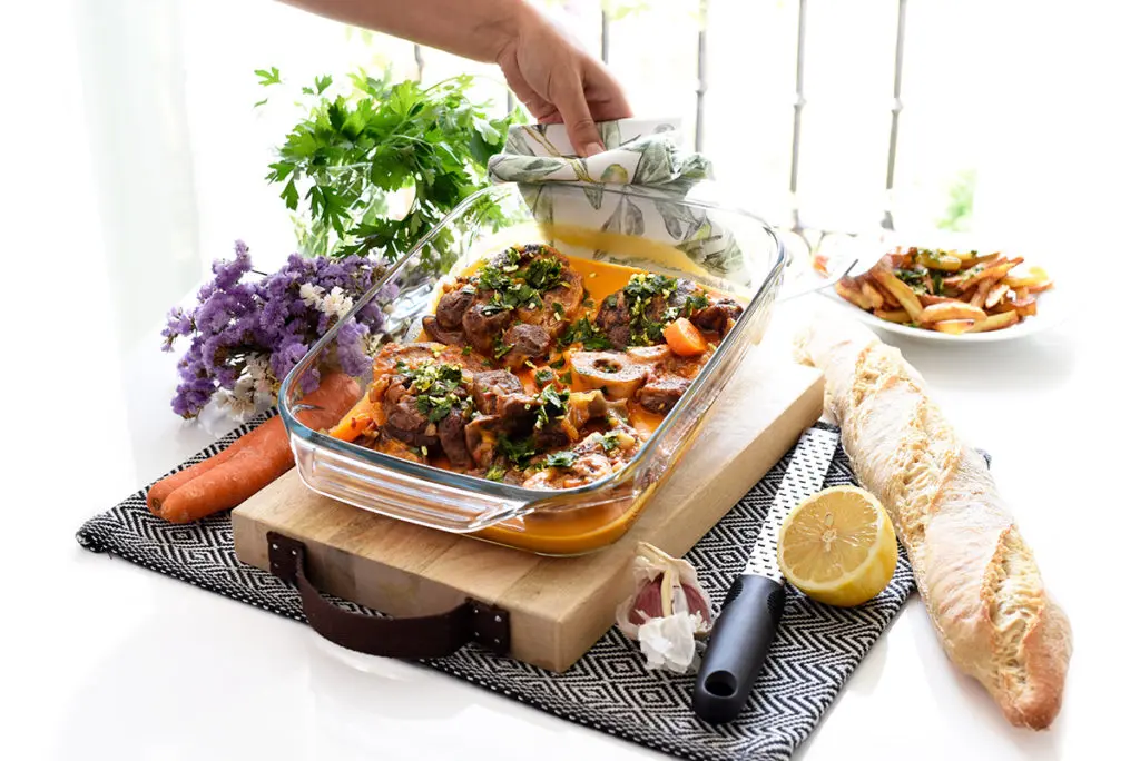 Ossobuco a la milanesa con gremolata